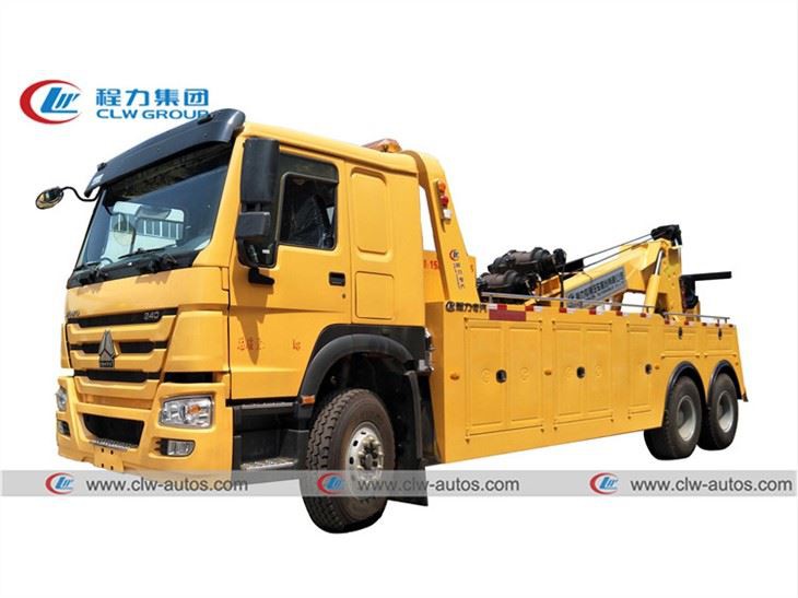SINOTRUK HOWO 20tons 360 Degree Rotation Wrecker Towing Truck