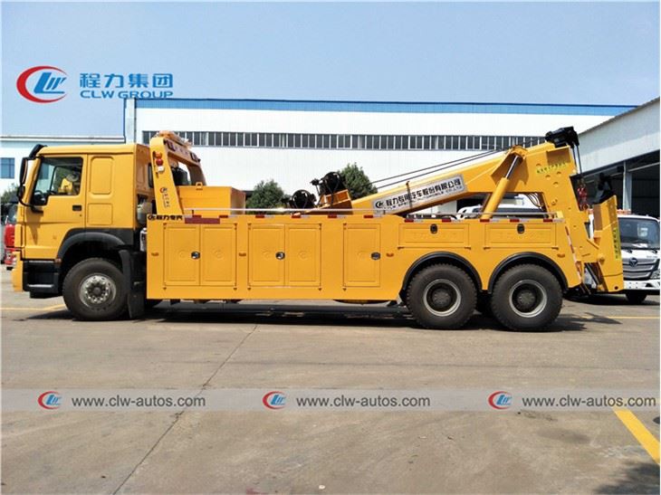 SINOTRUK HOWO 20tons 360 Degree Rotation Wrecker Towing Truck