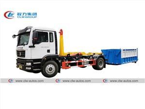 Construction Garbage Transport Sinotruk 14Ton Hook Lift Truck