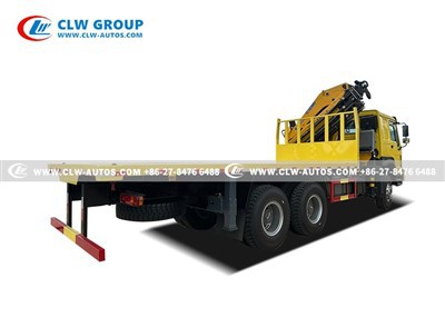 3.Sinotruk howo 16Ton Crane Flatbed Tow Truck