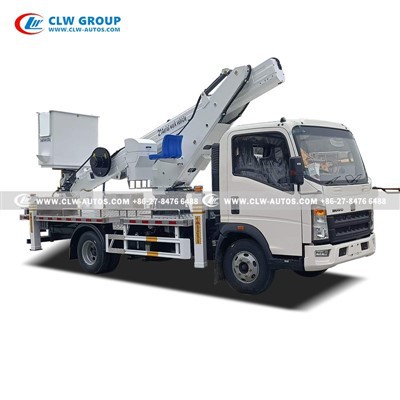 3.Sinotruk HOWO 21m Aerial Work Platform Truck
