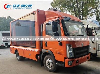 Sinotruk Euro2 Full Color LED Display Truck