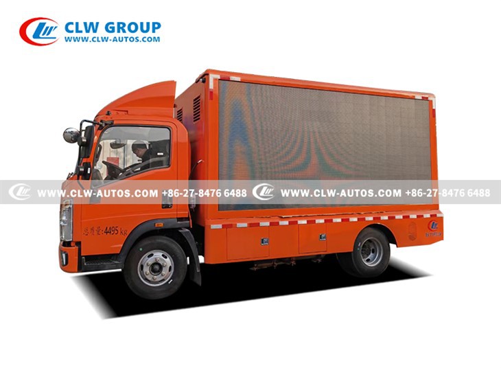 Sinotruk Euro2 Full Color LED Display Truck