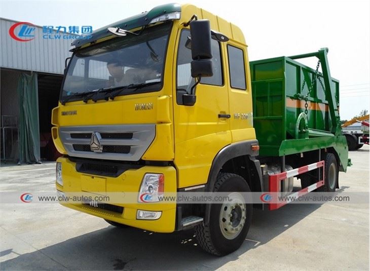 Sinotruk HOMAN 10CBM Swing Arm Garbage Truck