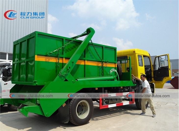Sinotruk HOMAN 10CBM Swing Arm Garbage Truck