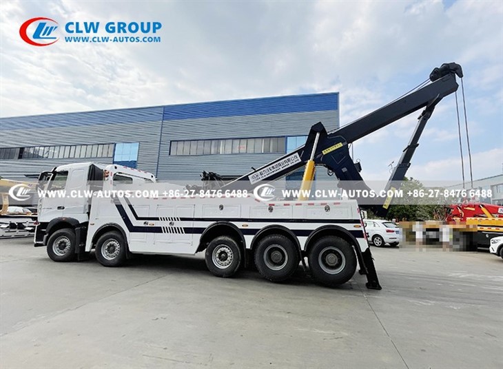 Sinotruk HOWO 10*4 5 Axles 40 Tons Recovery Integrated Wrecker Tow Truck