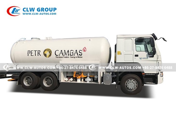 SINOTRUK HOWO 20000 Liter LPG Bobtail Truck
