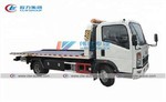 Sinotruk Howo 4t Flatbed Towing Wrecker Truck