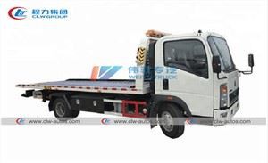 Sinotruk Howo 4t Flatbed Towing Wrecker Truck