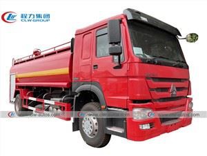 Sinotruk HOWO 4X2 15000liters Fire Fighting Water Tank Spraying Truck