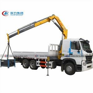 Sinotruk Howo 6*4 Folded Boom Crane Truck