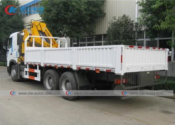 Sinotruk Howo 6*4 Folded Boom Crane Truck