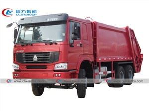 SINOTRUK HOWO 6X4 15000Liters Garbage Compactor Truck