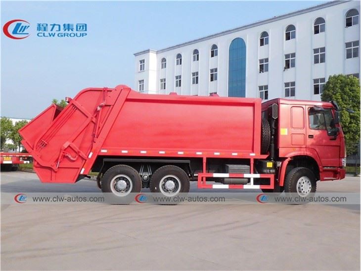 SINOTRUK HOWO 6X4 15000Liters Garbage Compactor Truck