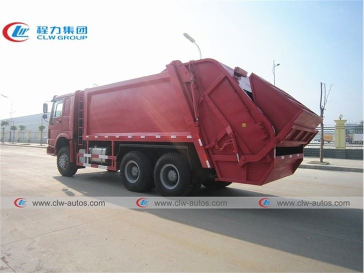SINOTRUK HOWO 6X4 15000Liters Garbage Compactor Truck