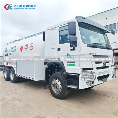 17 Tonnes LPG Bobtail Truck HOWO price