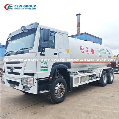17 Tonnes LPG Bobtail Truck HOWO high quality