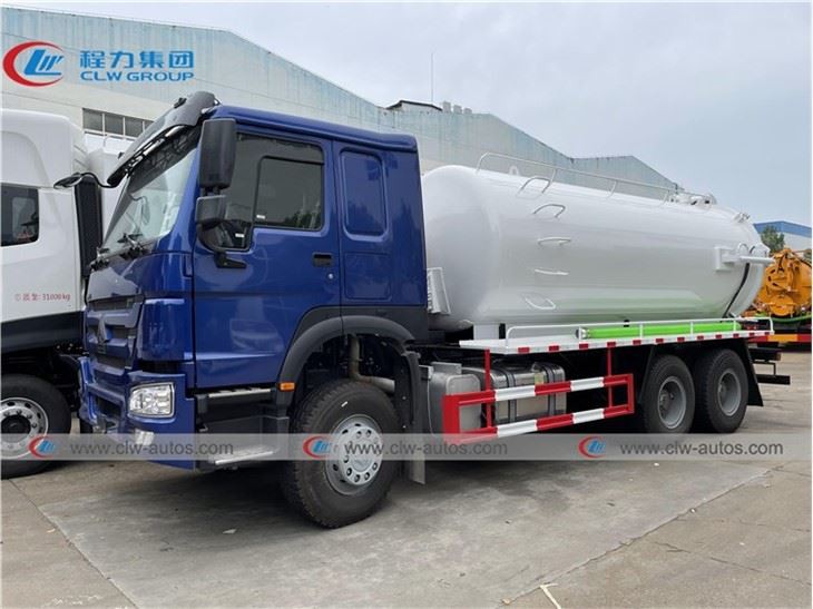 Sinotruk HOWO 6X4 15000liters Vacuum Sewage Suction Truck