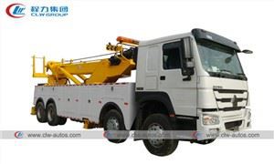 Sinotruk HOWO 360 Degree Rotation 30Tons Road Wrecker Recovery Truck