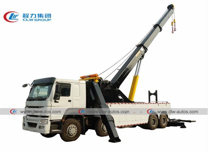 HOWO 360 Degree Rotation 50Tons Wrecker Truck
