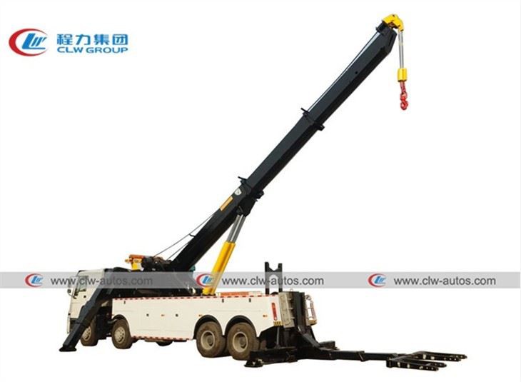 HOWO 360 Degree Rotation 50Tons Wrecker Truck