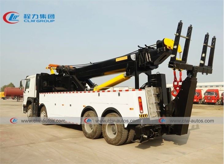HOWO 360 Degree Rotation 50Tons Wrecker Truck