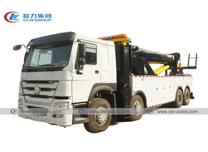 HOWO 360 Degree Rotation 50Tons Wrecker Truck