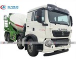 Sinotruk HOWO 8X4 Heavy Duty 16000 Liters Big Volume Concrete Mixer Truck