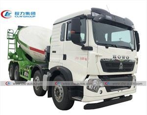 Sinotruk HOWO 8X4 Heavy Duty 16000 Liters Big Volume Concrete Mixer Truck