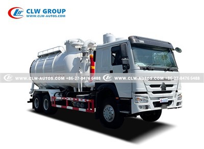 Sinotruk HOWO Industry Vacuum Loader Truck With Filter System For Cement Factory Use