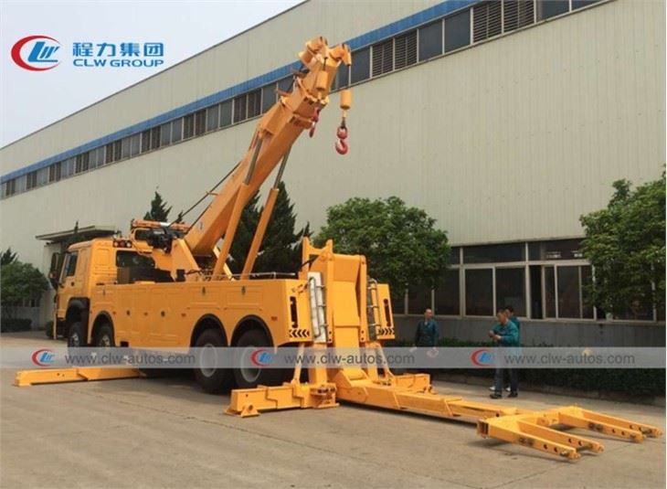 Sinotruk HOWO Rotary Boom 50T Wrecker Tow Truck