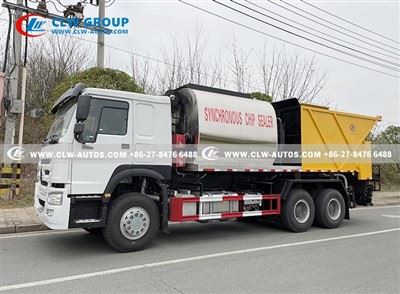 4-asphalt gravel synchronized sealing truck