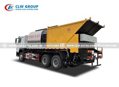 2-synchronized paving truck