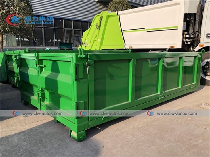 Tipping 8Ton Hook Lift Garbage Truck