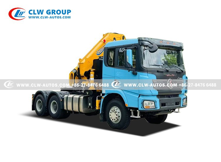 Tractor Truck With 8-Ton Knuckle Boom Crane