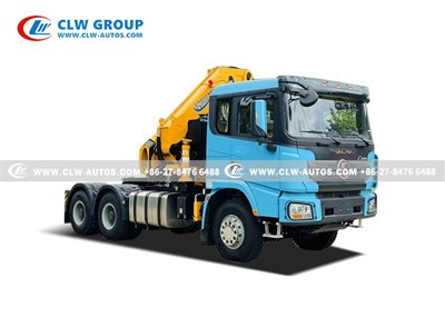 Tractor Truck With 8-Ton Knuckle Boom Crane