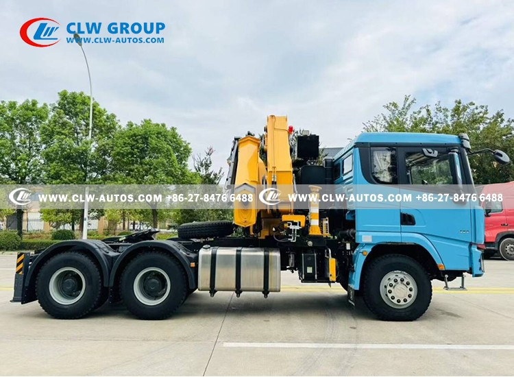 Tractor Truck With 8-Ton Knuckle Boom Crane