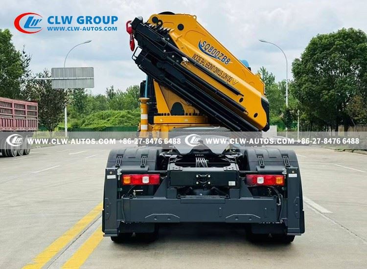 Tractor Truck With 8-Ton Knuckle Boom Crane