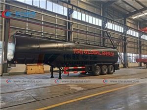 Tri-axle 50000Liters 1300 Gallons Fuel Transport Truck Trailer For Nigeria
