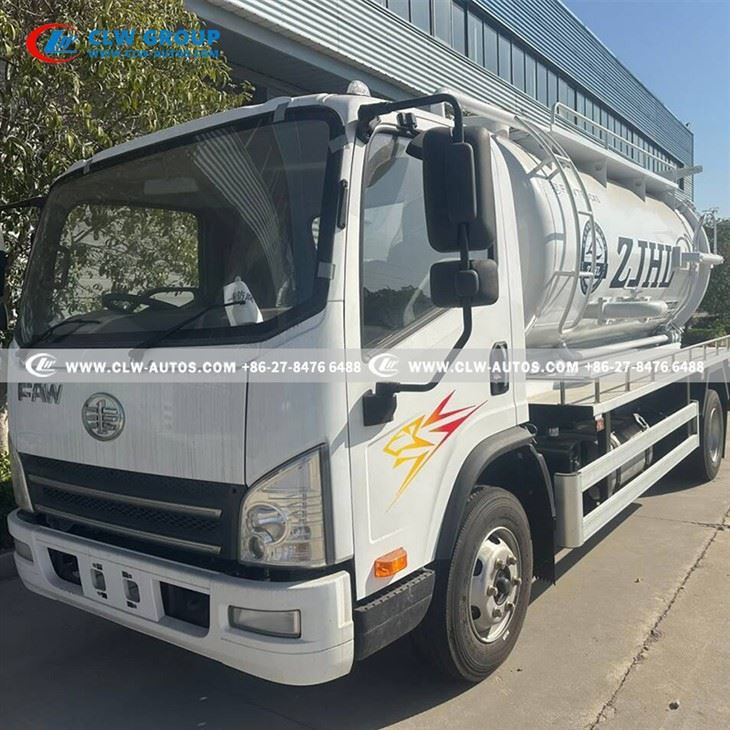 Vacuum Sewer Cleaning Truck 7cbm
