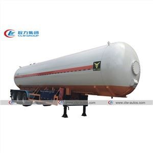 Vietnam 3 Axle 54M3 54000Liters LPG Gas Transport Tanker Semi Trailer