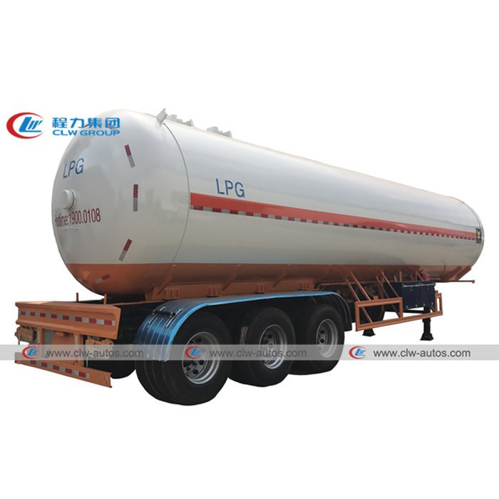 Vietnam 3 Axle 54M3 54000Liters LPG Gas Transport Tanker Semi Trailer
