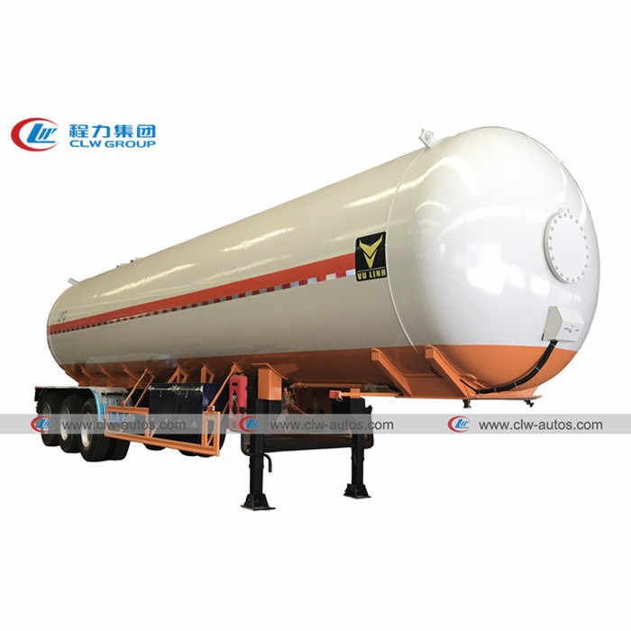 Vietnam 3 Axle 54M3 54000Liters LPG Gas Transport Tanker Semi Trailer