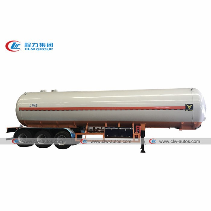 Vietnam 3 Axle 54M3 54000Liters LPG Gas Transport Tanker Semi Trailer
