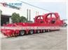 5 Axle Wind Turbine Blade Lowbed Trailer With Turntable
