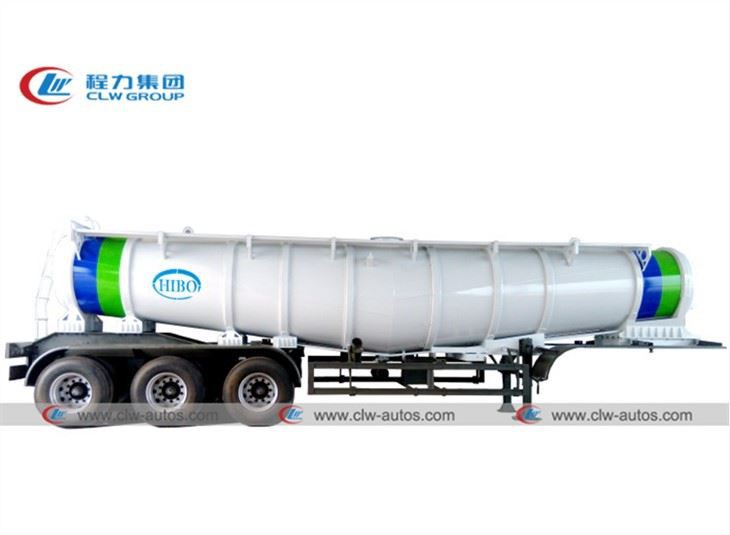 Zambia V-Shape 19M3 Sulfuric Acid Tank Semi Trailer