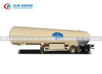 Zimbabwe 60m3 LPG Road Tanker Trailer