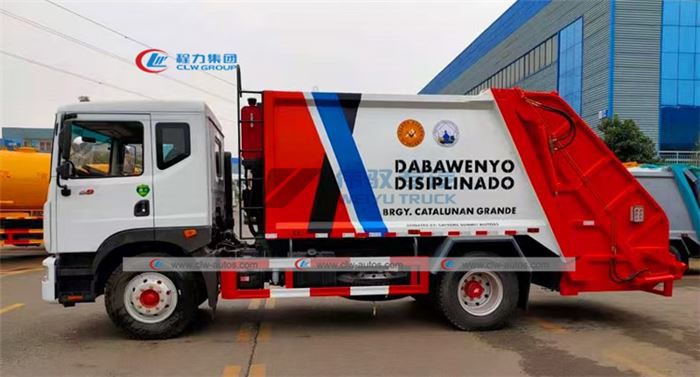 10CBM Dongfeng Garbage Compactor Truck