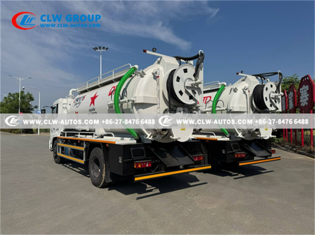 CLW Group Ships Dongfeng 210HP Sewage and Cleaning Combination Trucks to Caracas Venezuela 1