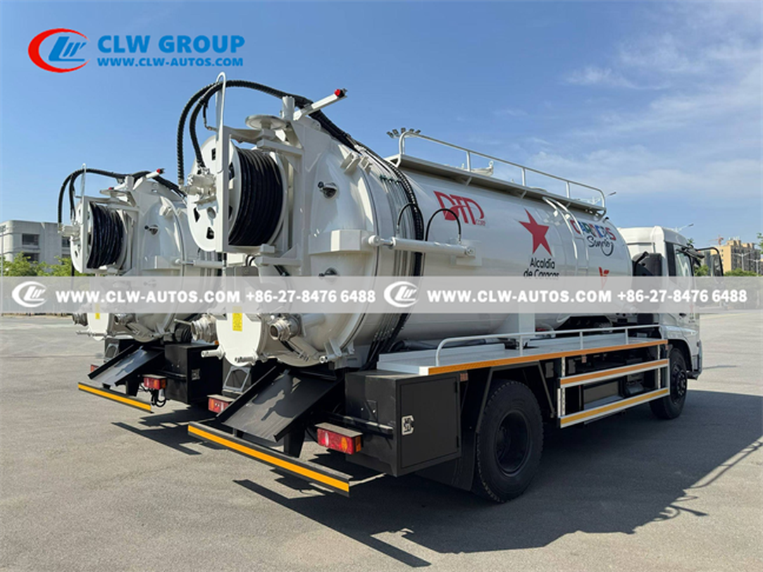 CLW Group Ships Dongfeng 210HP Sewage and Cleaning Combination Trucks to Caracas Venezuela 3